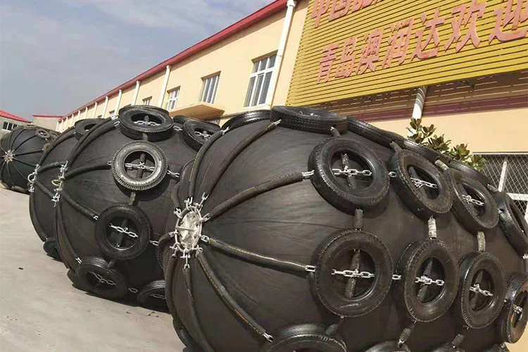 Marine and industrial fenders - inflatable foam-filled solid rubber